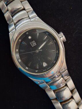 ESQ by Movado Men's Stainless Steel Swiss Watch E5263 with Date